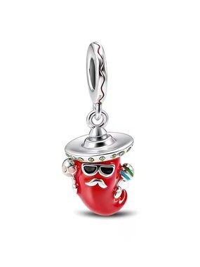 S925 Red Pepper Charm 🌶️
